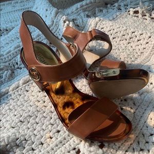 Michael Kors Lani Gold Heels